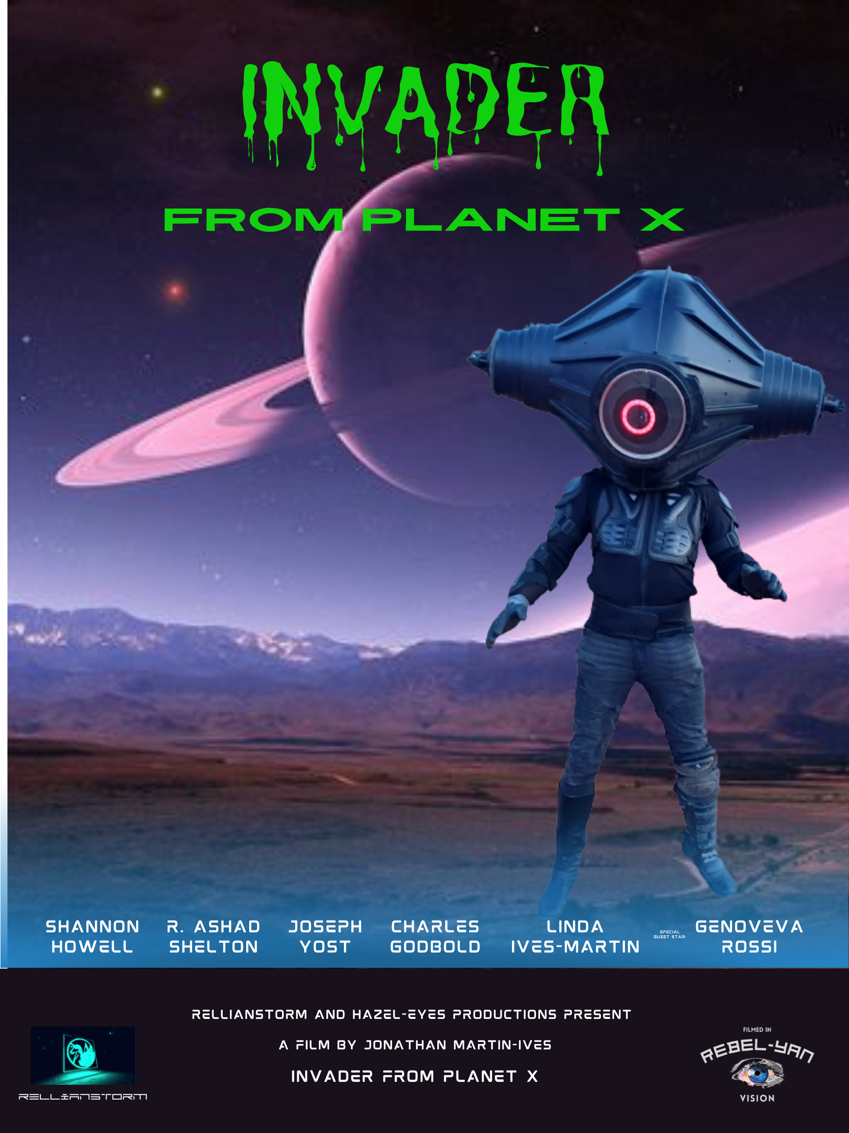 Invader from Planet X sci-fi short film poster by RellianStorm Cinema